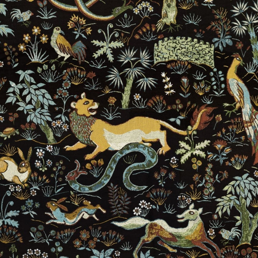 Trematonia Wallpaper - House of Hackney - 1 - WA - TRE - DI - ONX - XXX - Premier Wallcovering