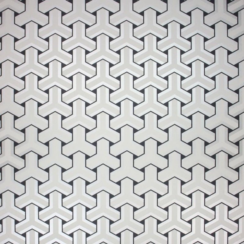 Trifid Wallpaper - Graphite - Osborne & Little - W5556-02 - Premier Wallcovering