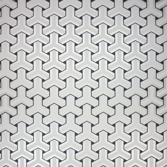 Trifid Wallpaper - Graphite - Osborne & Little - W5556-02 - Premier Wallcovering