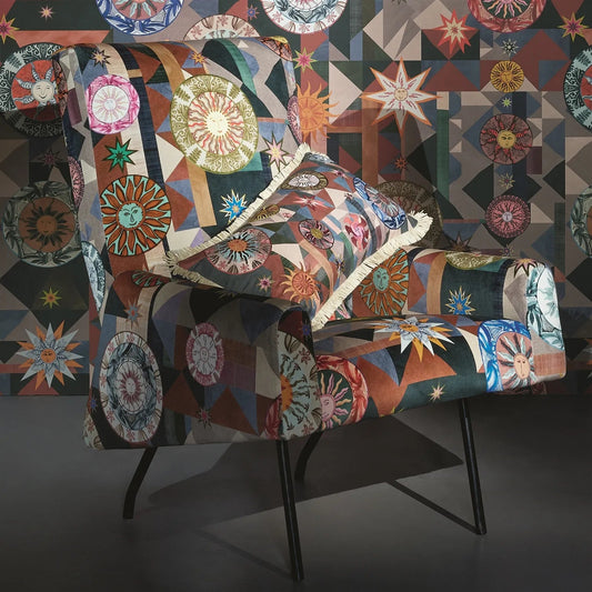 Trinquetaille Fabric - Terre Cuite - Christian Lacroix - FCL7080/01 - Premier Wallcovering
