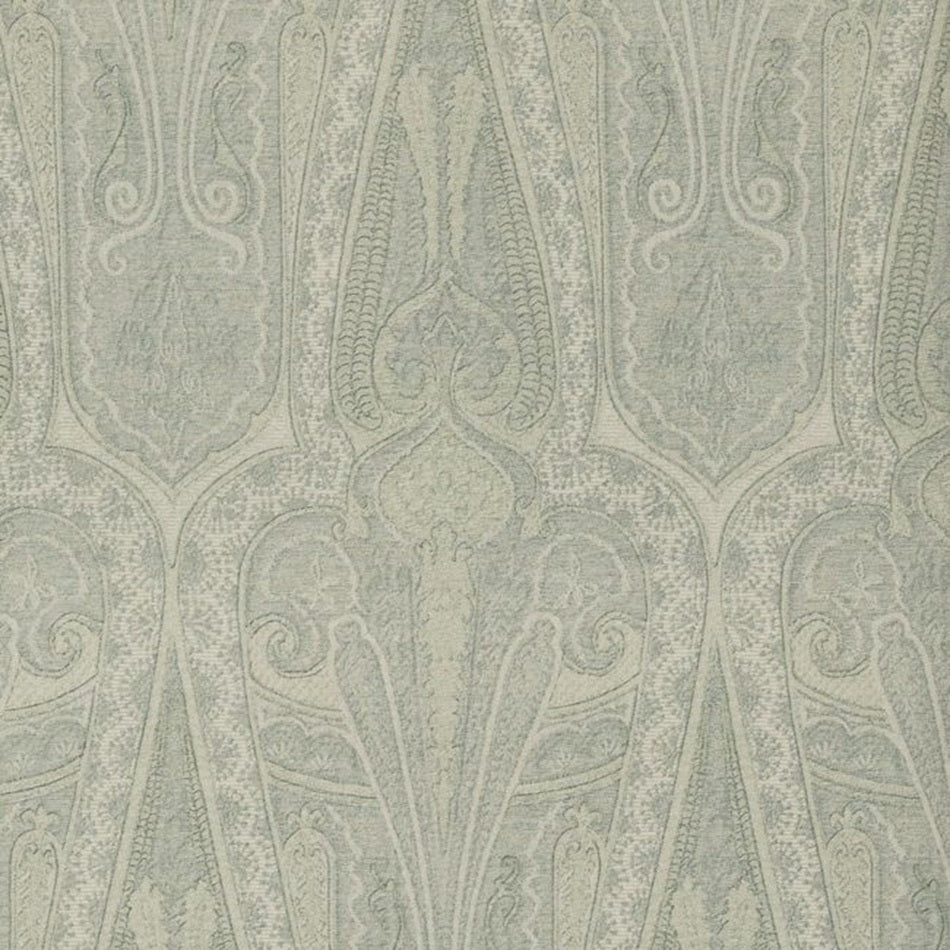 Troika Paisley Wallpaper - Slate Blue - Mulberry Home - FG074/H54 - Premier Wallcovering