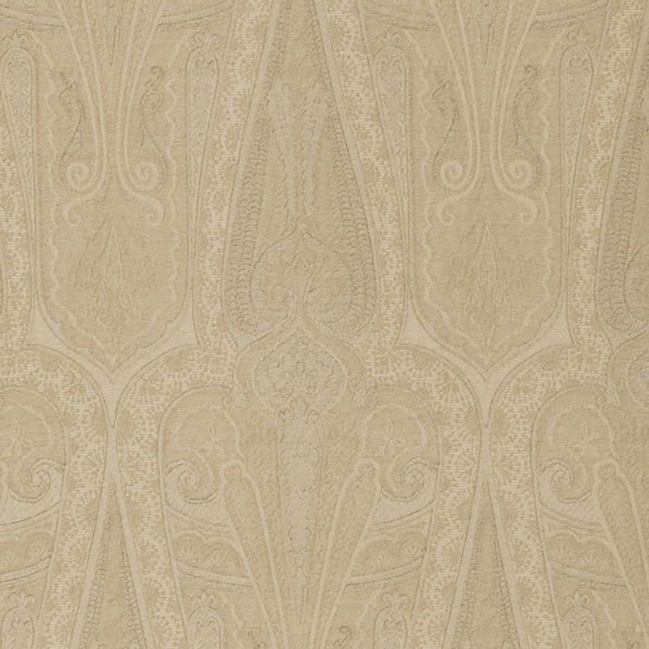 Troika Paisley Wallpaper - Sand - Mulberry Home - FG074/N102 - Premier Wallcovering