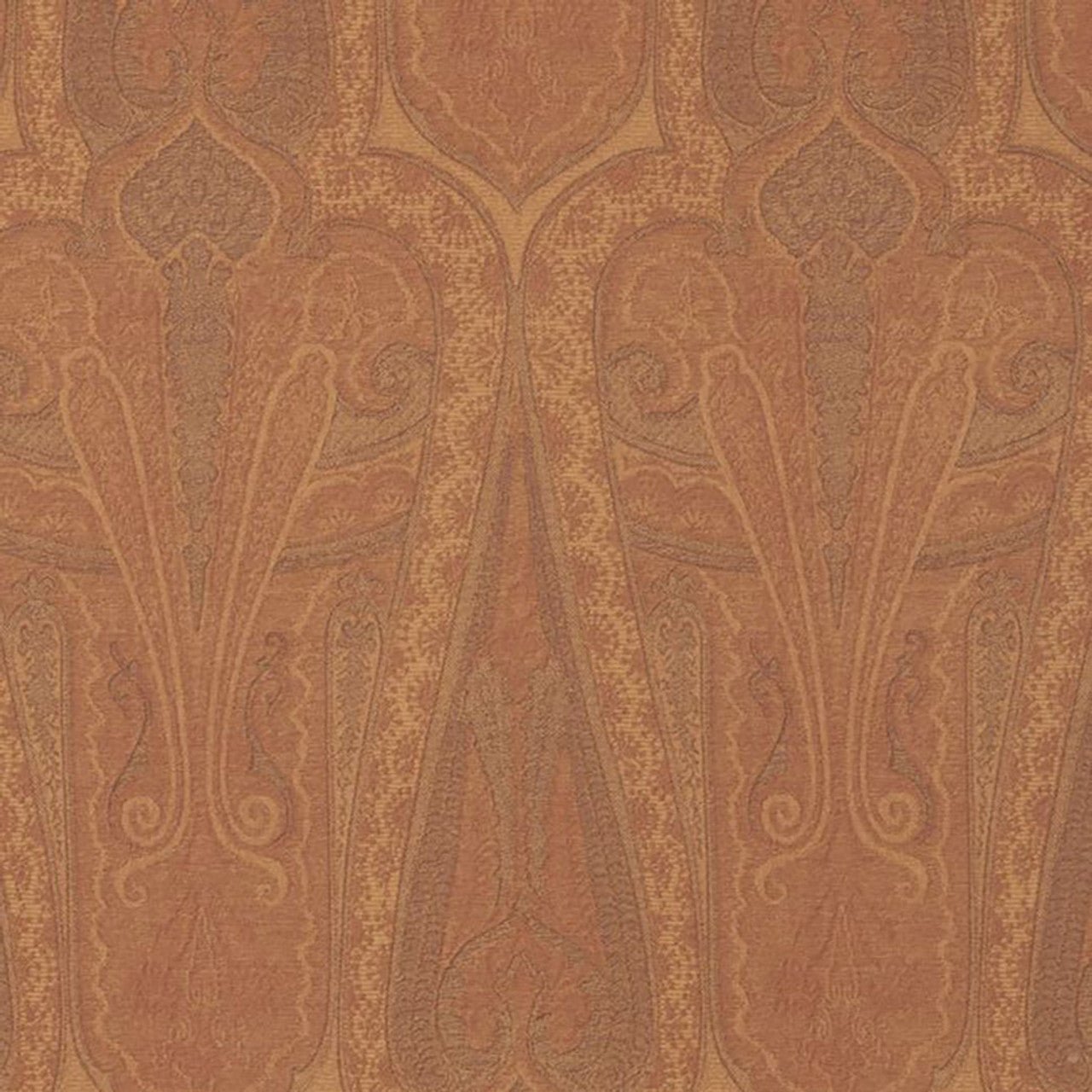 Troika Paisley Wallpaper - Spice - Mulberry Home - FG074/T30 - Premier Wallcovering