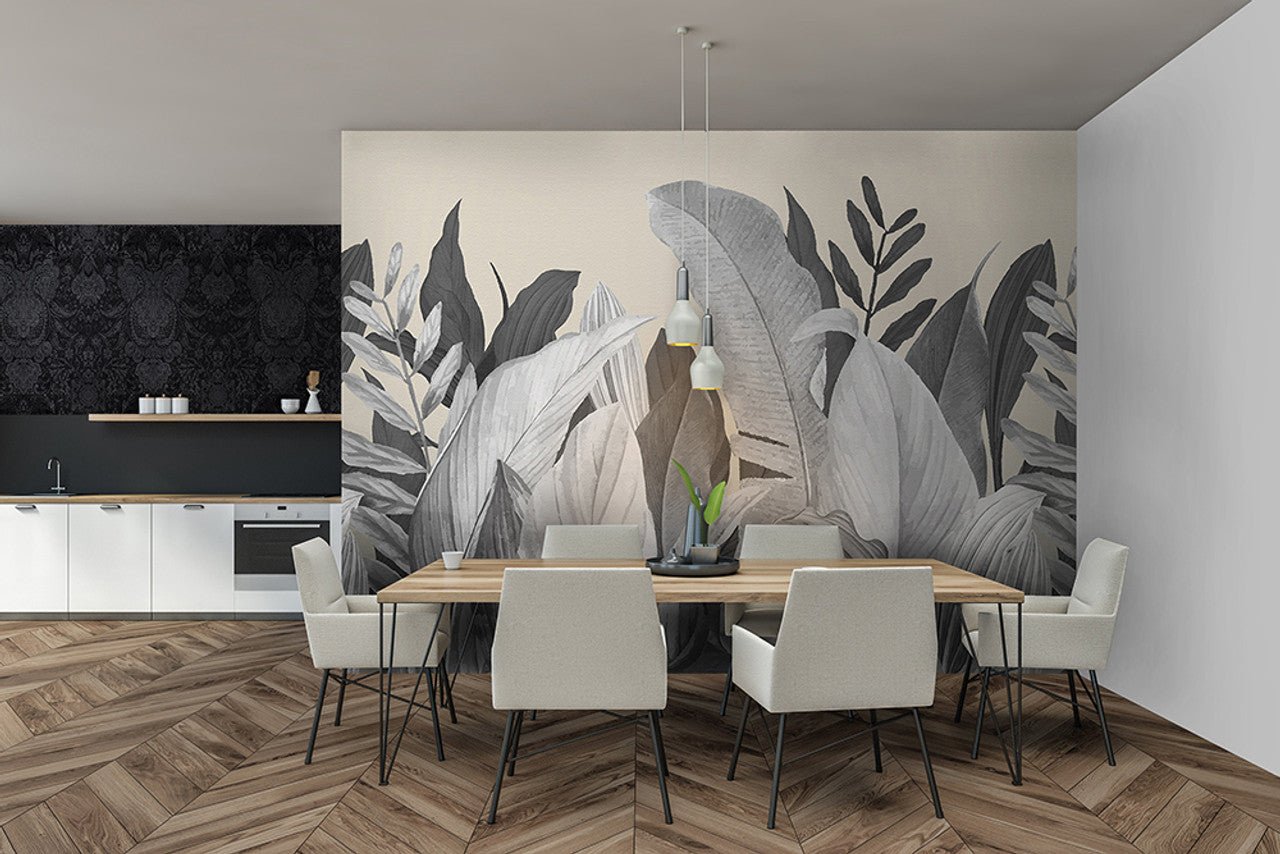 Tropical Forest Wall Mural - Almond - Hohenberger - 18000 - Premier Wallcovering