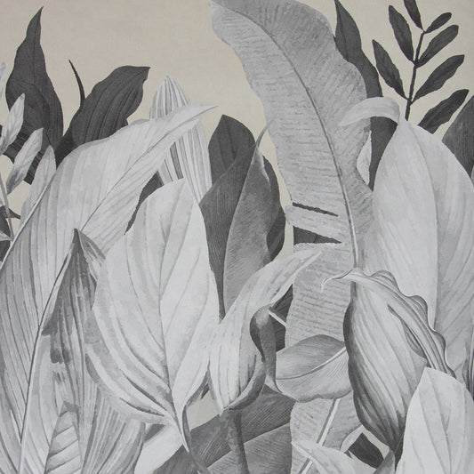 Tropical Forest Wall Mural - Almond - Hohenberger - 18000 - Premier Wallcovering