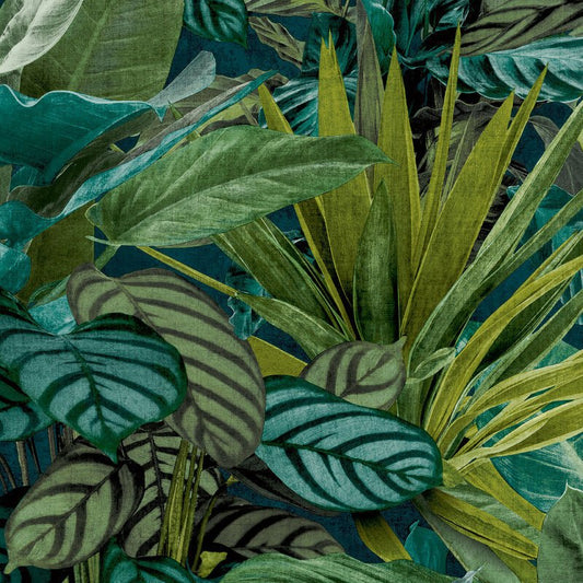 Tropical Vista Wallpaper - Green - Grandeco - WL2001 - Premier Wallcovering