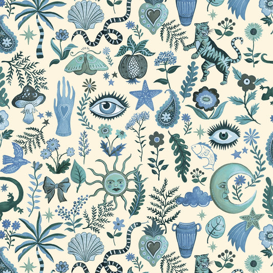 Trove Wallpaper - Cerulean - Wear The Walls - TRCB8076U52 - Premier Wallcovering