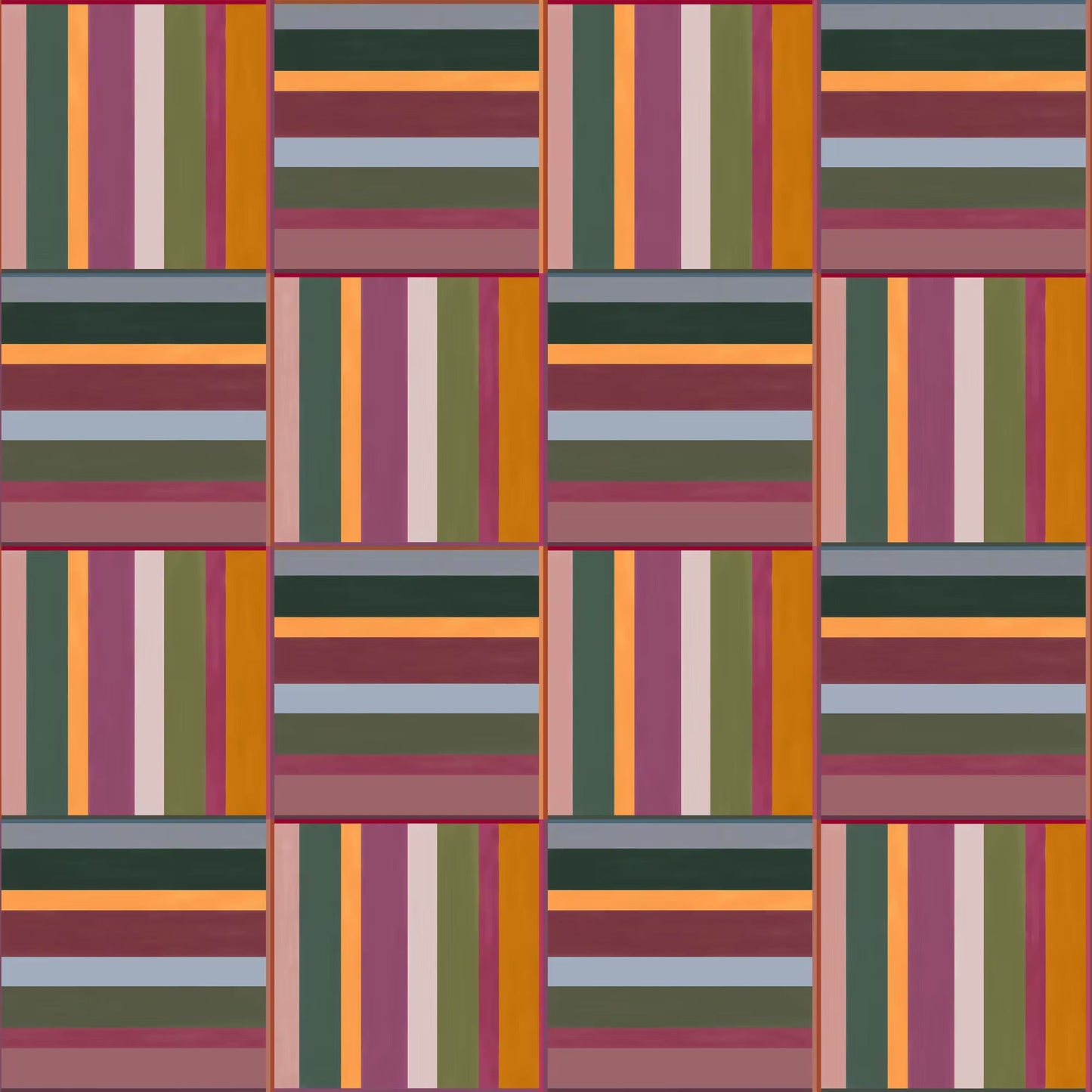 Tulip Fields Wallpaper - Day - Ottoline - W/TULF/101/3 - Premier Wallcovering