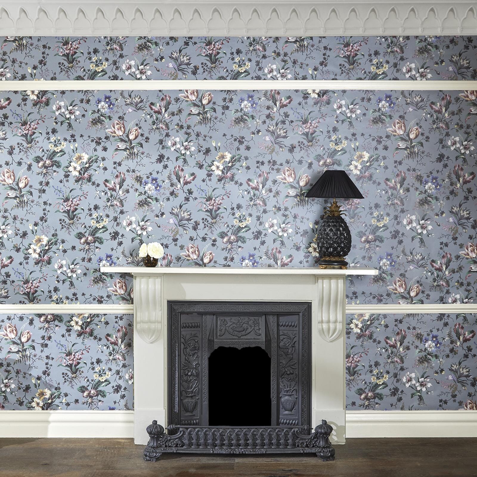 Tulipa Wallpaper - Pewter - House of Hackney - 1 - WA - TUL - DI - PEW - XXX - Premier Wallcovering