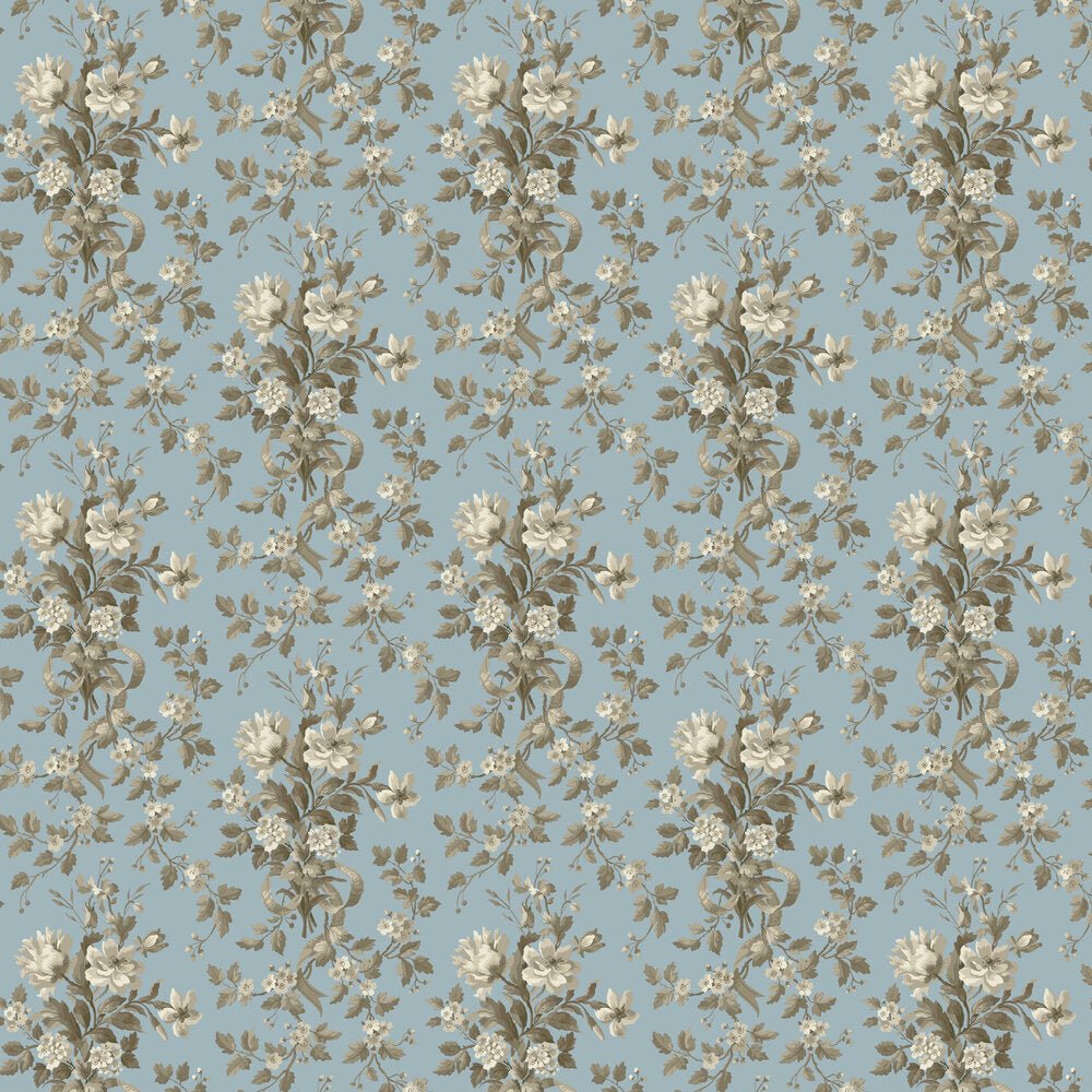 Tullgarn Wallpaper - Blue - Boråstapeter - 8062 - Premier Wallcovering