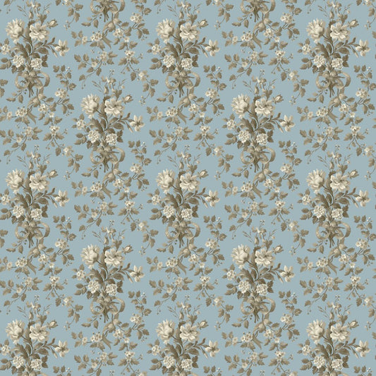 Tullgarn Wallpaper - Blue - Boråstapeter - 8062 - Premier Wallcovering