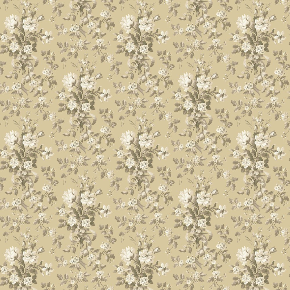 Tullgarn Wallpaper - Yellow - Boråstapeter - 8063 - Premier Wallcovering