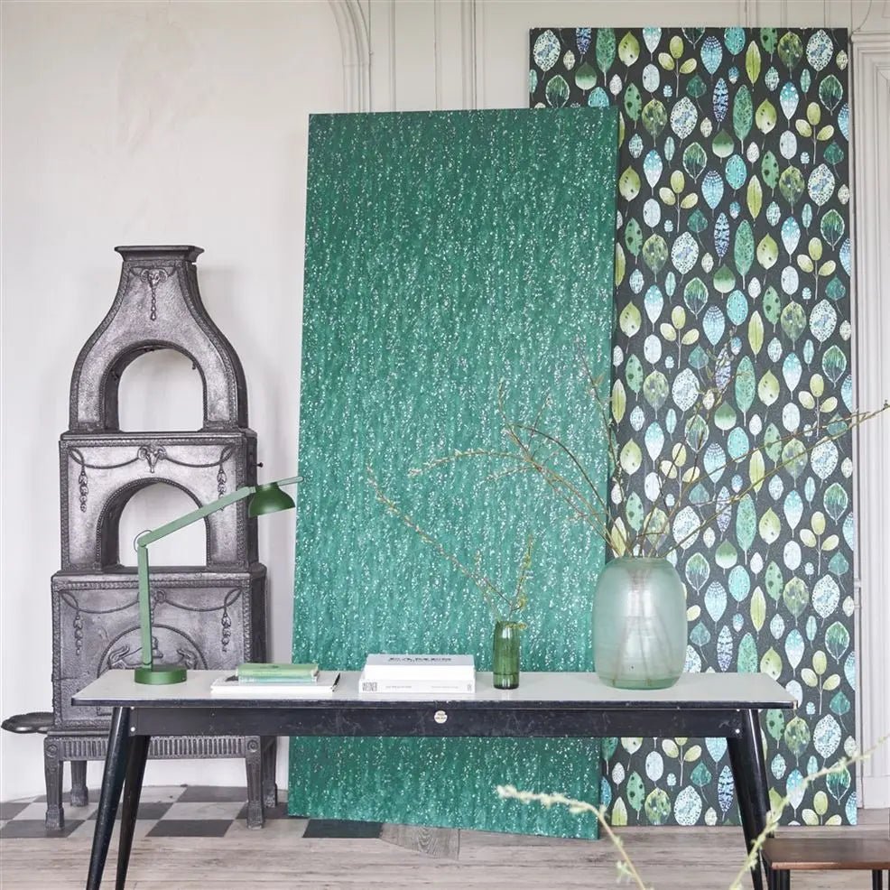 Tulsi Wallpaper - Viridian - Designers Guild - PDG1060/01 - Premier Wallcovering