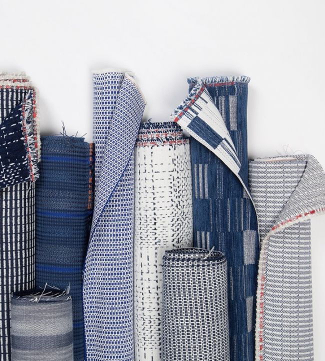 Tulum Performance Fabric - Azzuro - Christopher Farr Cloth - CF11517 - 01 - Premier Wallcovering