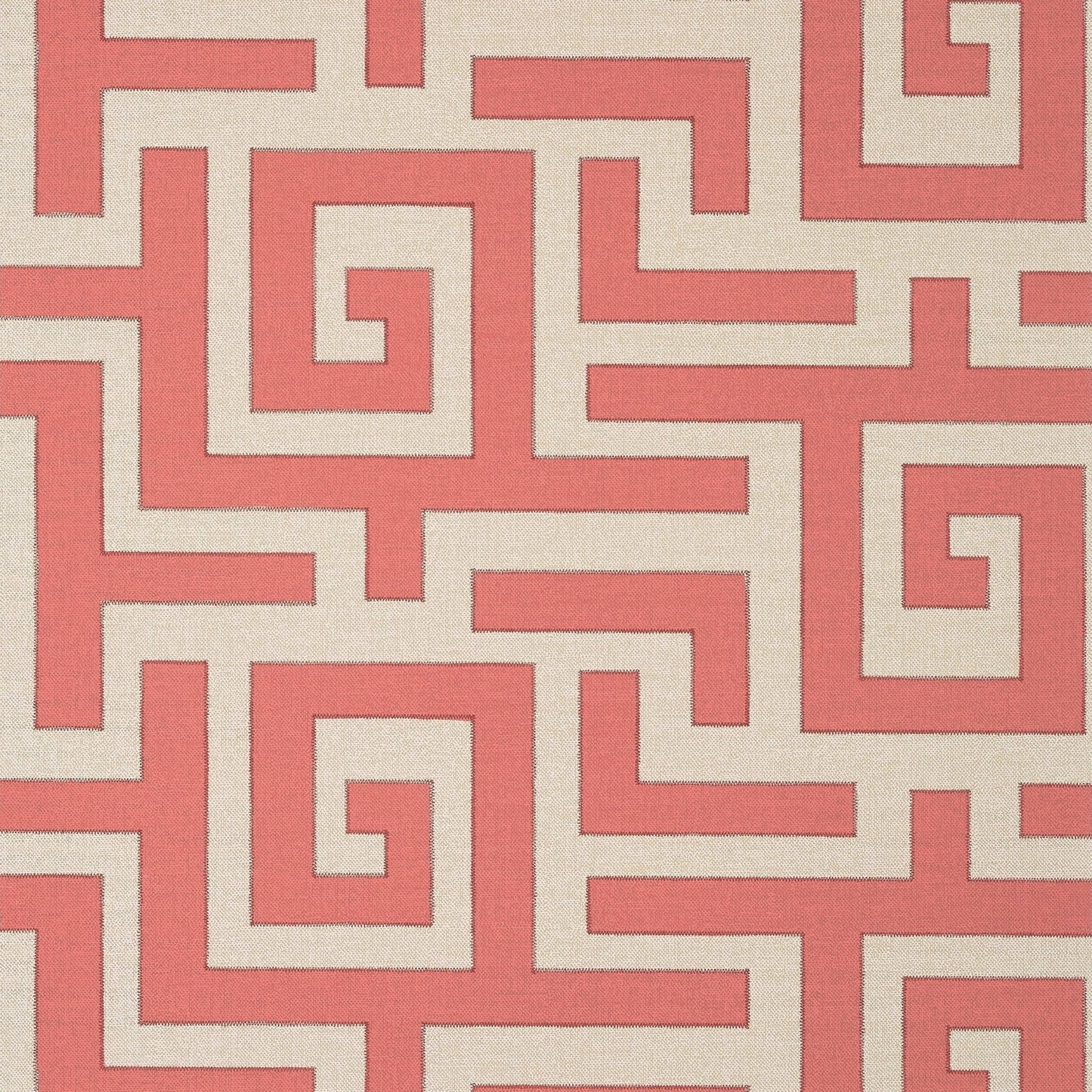 Tulum Wallpaper - Coral - Thibaut - T13223 - Premier Wallcovering
