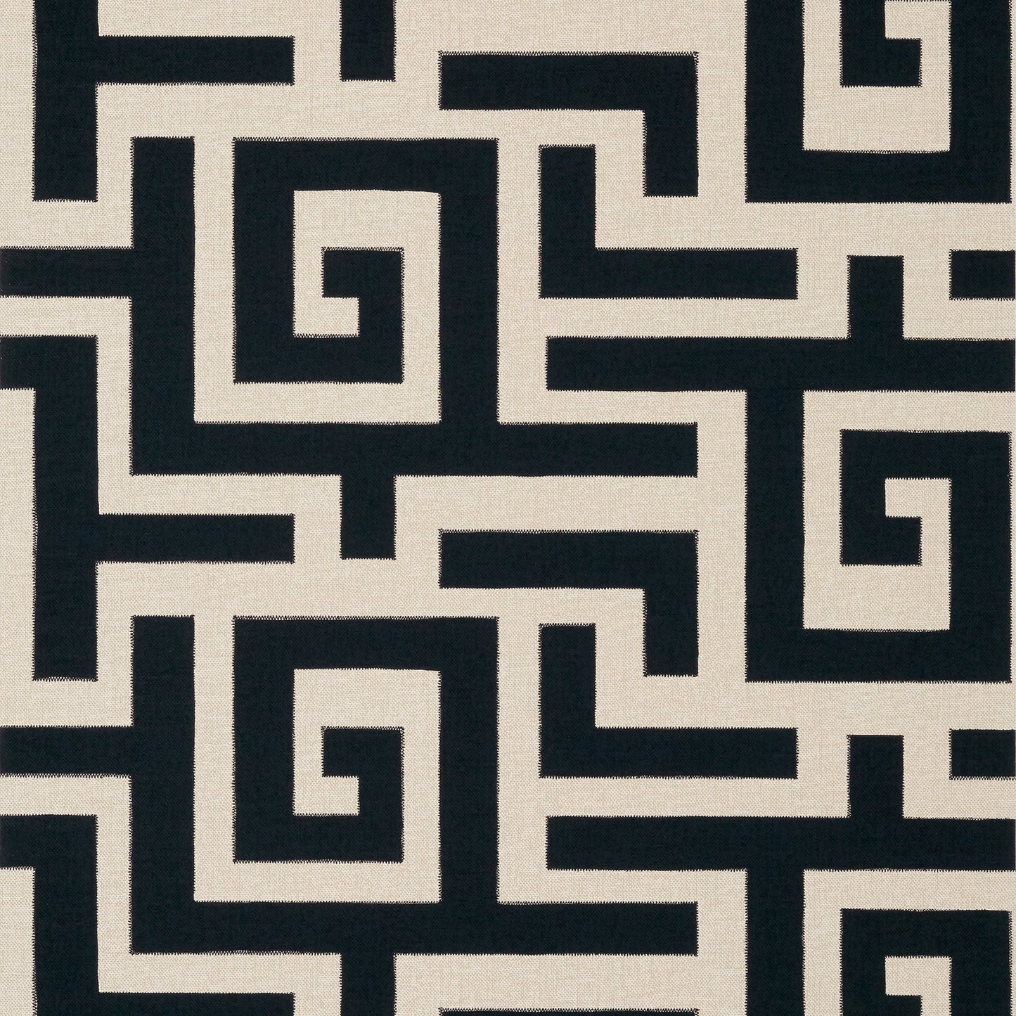 Tulum Wallpaper - Black - Thibaut - T13221 - Premier Wallcovering