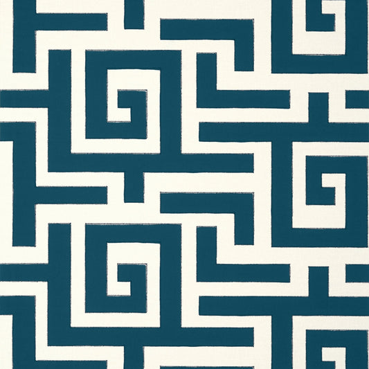 Tulum Wallpaper - Navy - Thibaut - T13225 - Premier Wallcovering