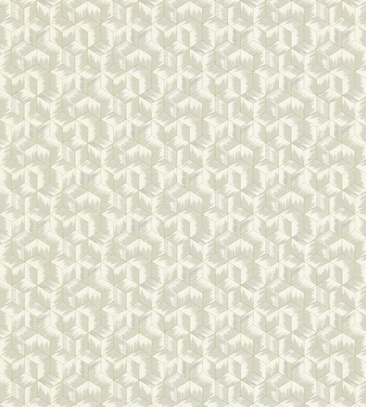 Tumbling Blocks Wallpaper - Empire Grey - ZRHW312891 - Zoffany - Premier Wallcovering