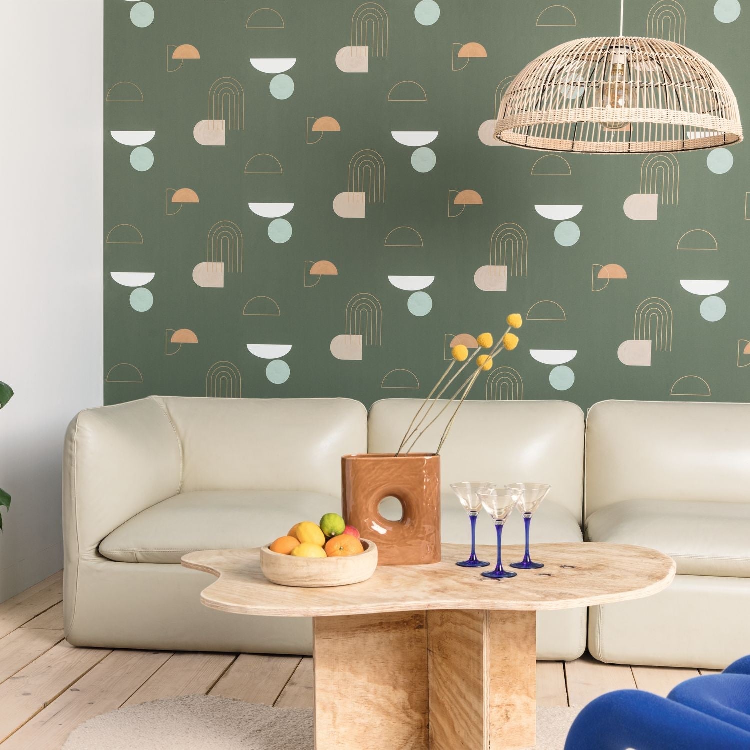 Turn Around Wallpaper - Kaki - Caselio - 102917026 - Premier Wallcovering