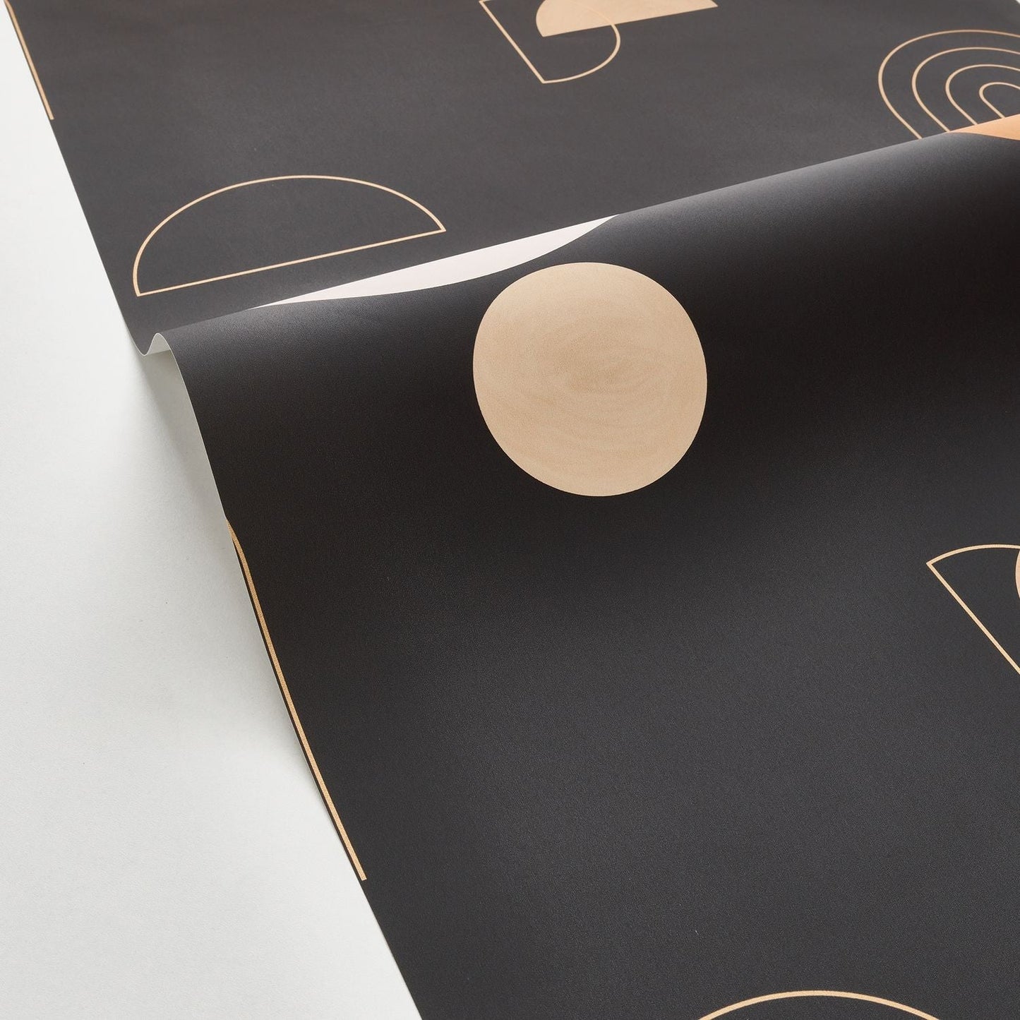 Turn Around Wallpaper - Noir Beige - Caselio - 102919120 - Premier Wallcovering