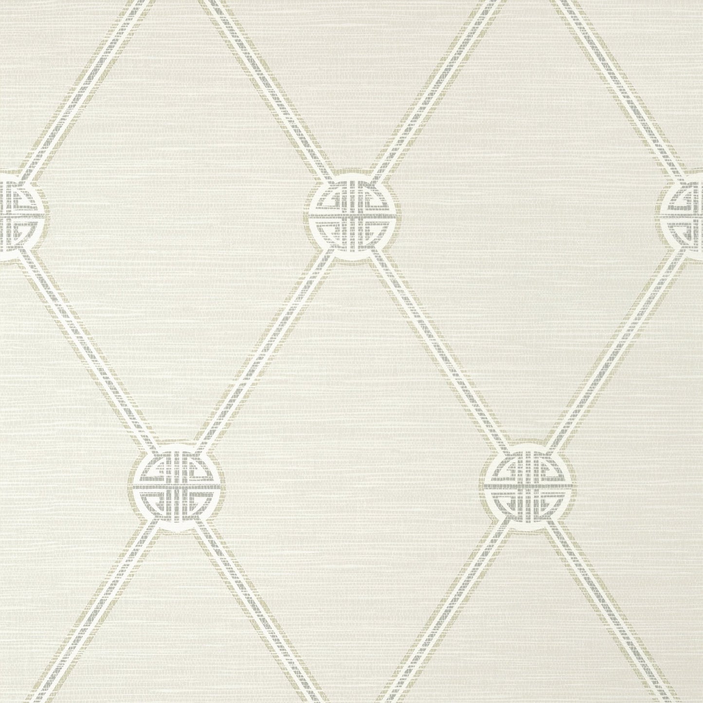 Turnberry Trellis Wallpaper - Neutral - Thibaut - T13349 - Premier Wallcovering
