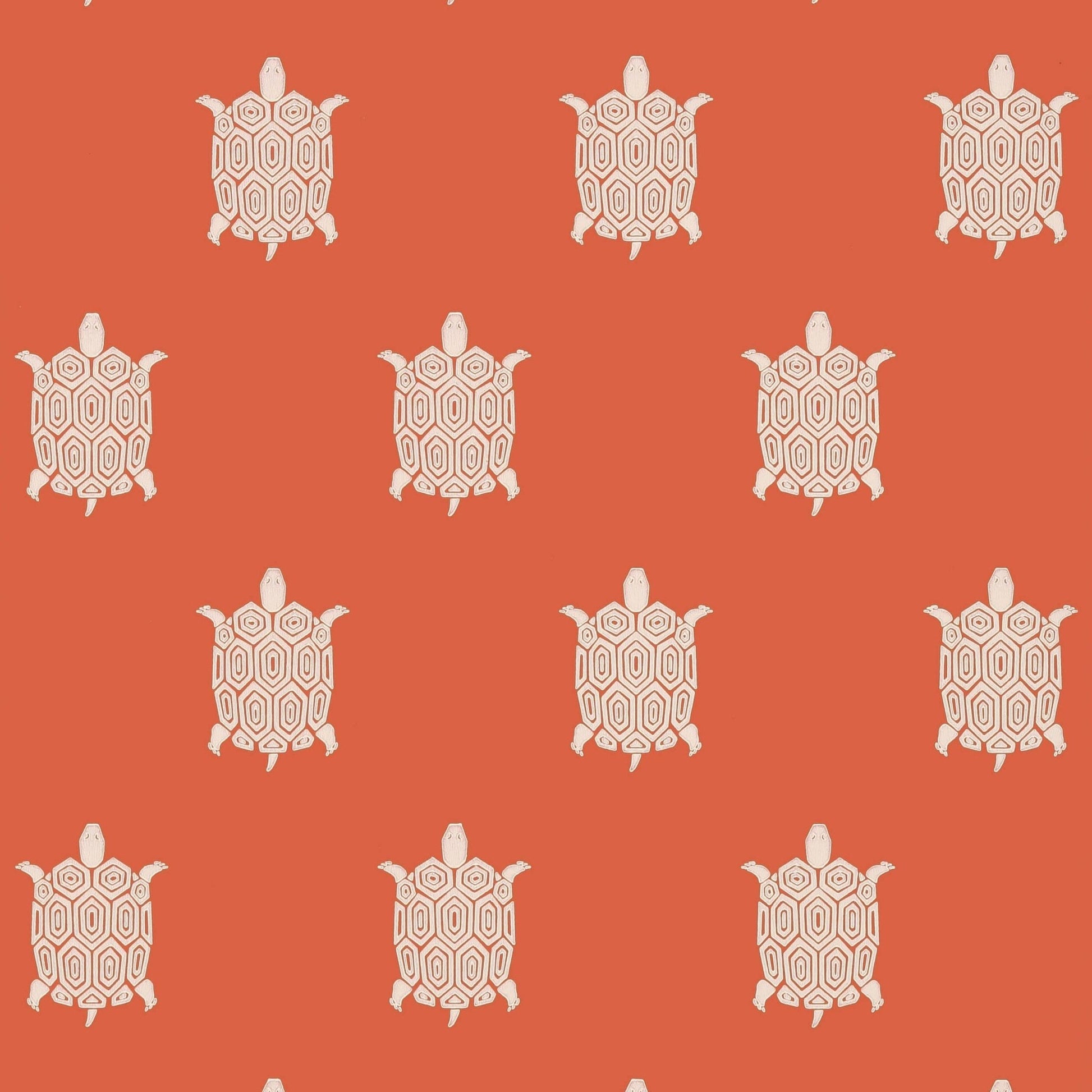 Turtle Bay Wallpaper - Coral - Thibaut - T5769 - Premier Wallcovering