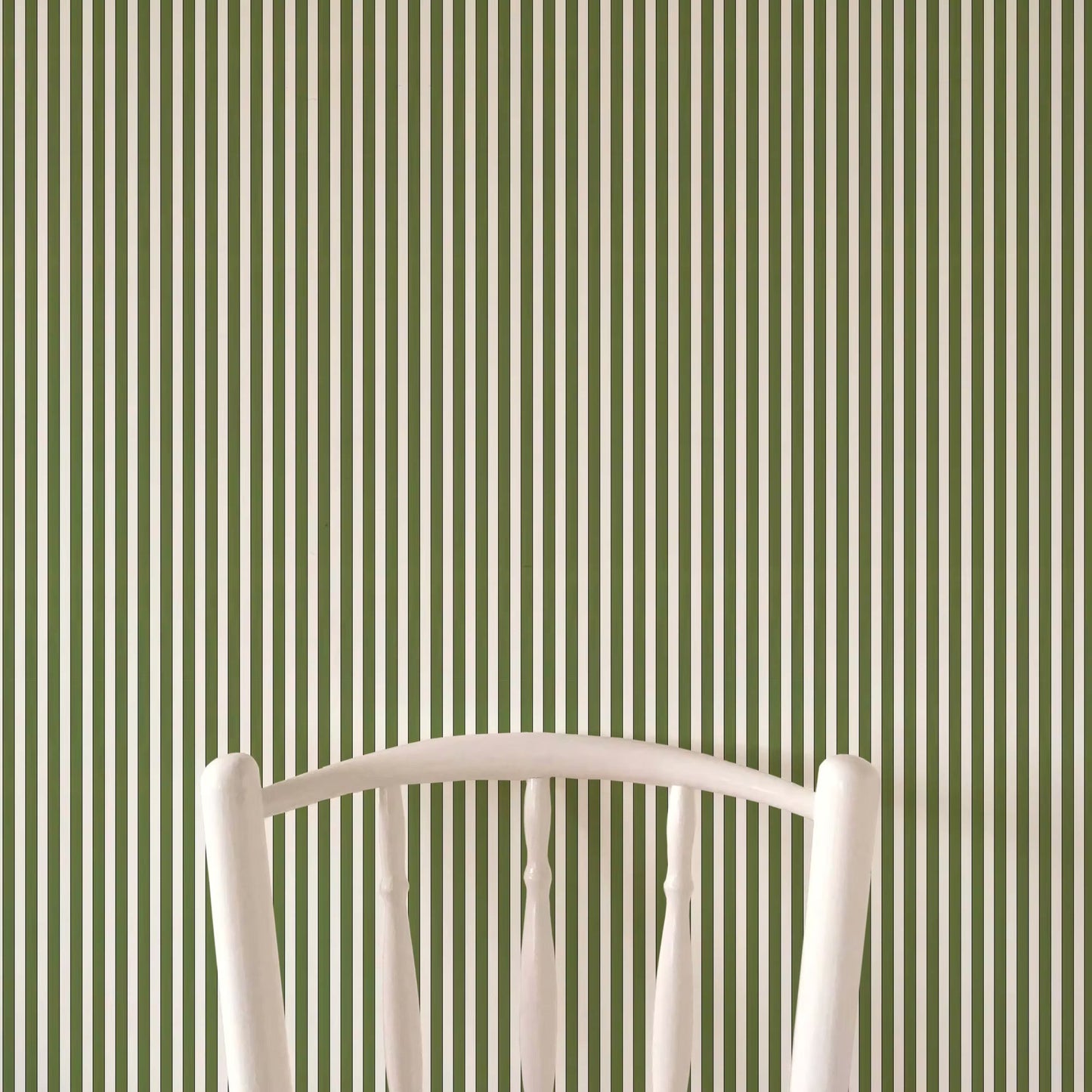 Tuscan Stripes Wallpaper - Green - Ottoline - W/C&S/102/2 - Premier Wallcovering