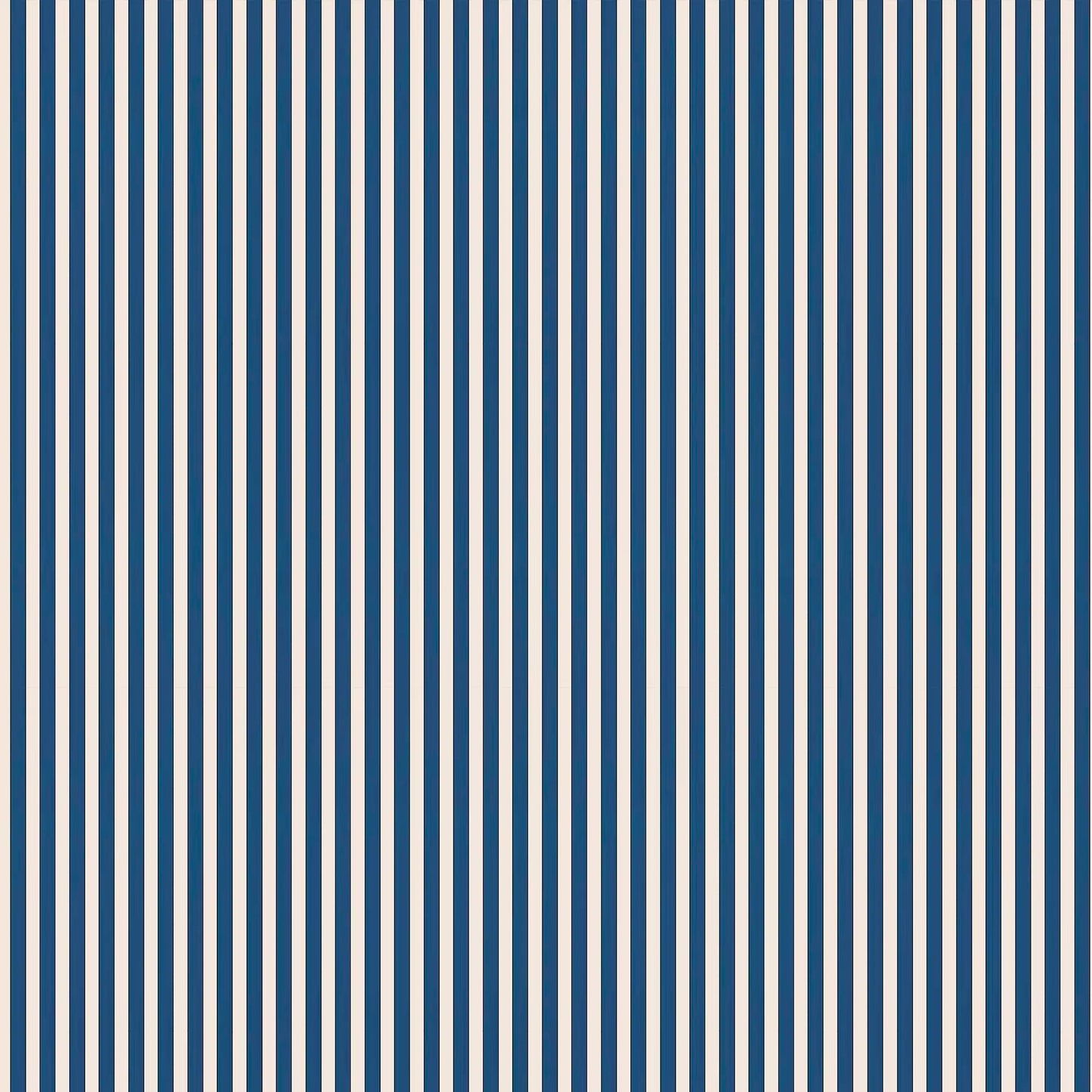 Tuscan Stripes Wallpaper - Navy Blue & Oatmeal - Ottoline - W/C&S/102/4 - Premier Wallcovering