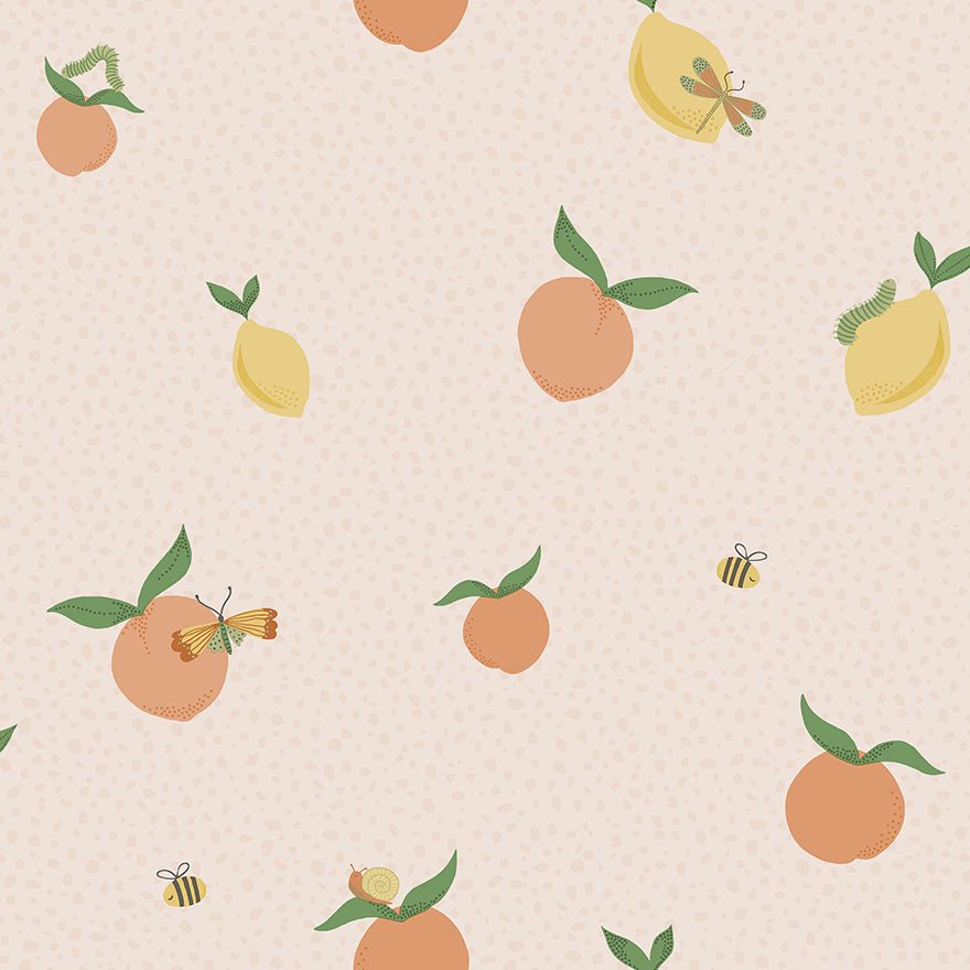 Tutti Fruity Wallpaper - Soft Coral/Orange - Holden Décor - 13271 - Premier Wallcovering