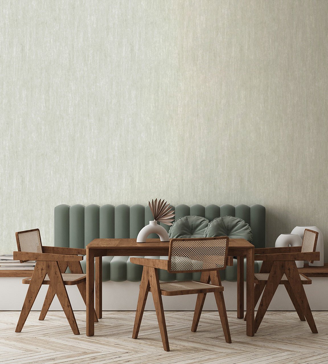 Tuvalu Tropical Wallpaper - Pine Nut - Hohenberger - 26712 - Premier Wallcovering