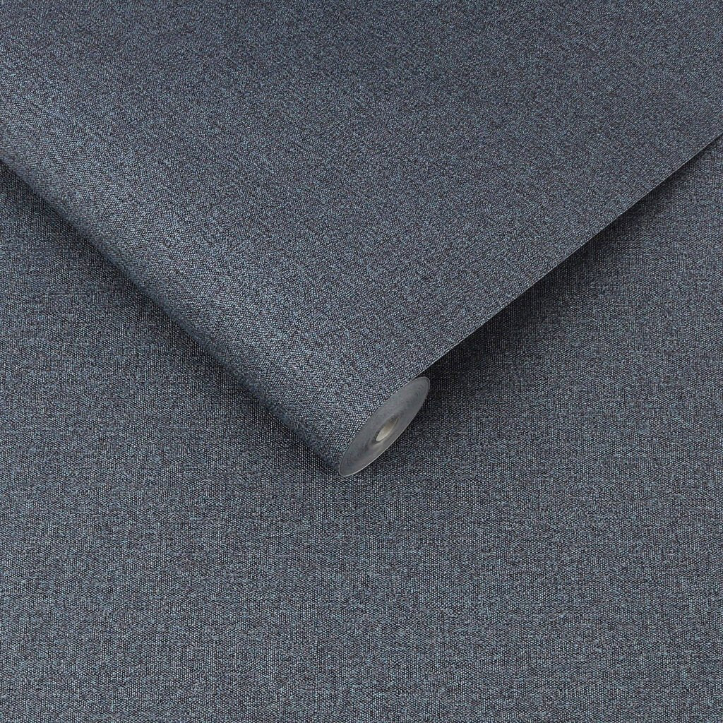 Twill Wallpaper - Denim - Graham & Brown - 115241 - Premier Wallcovering