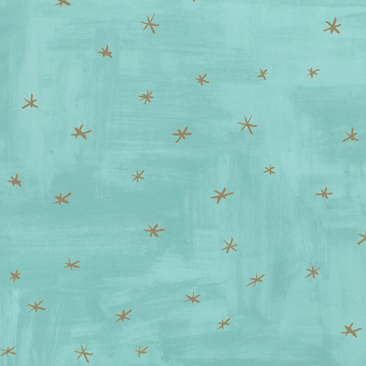 Twinkle Twinkle Wallpaper - Turquoise - Villa Nova - W581/01 - Premier Wallcovering