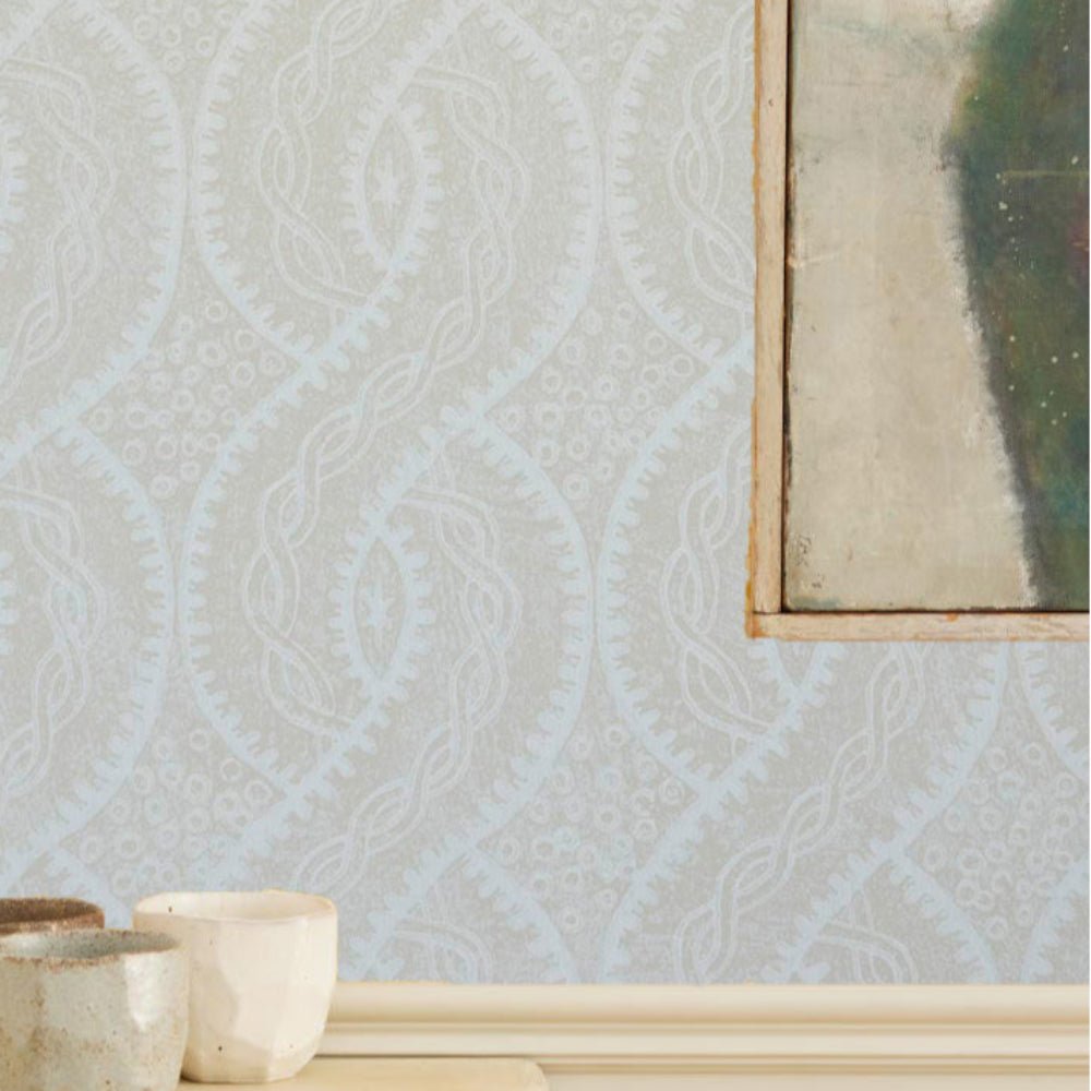 Twist Wallpaper - Taupe - Blithfield - 890-07 - Premier Wallcovering