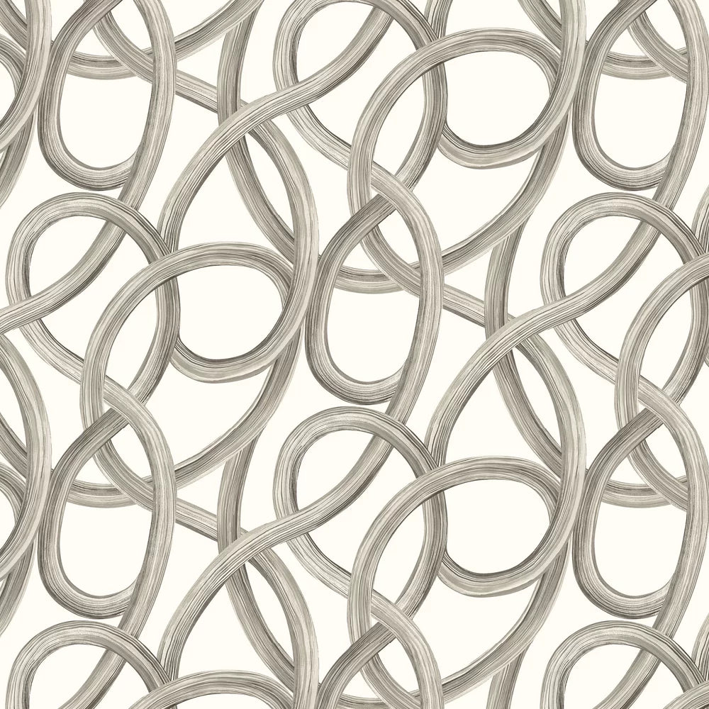 Twisted Geo Wallpaper - Concrete - Ohpopsi - CEP50127W - Premier Wallcovering
