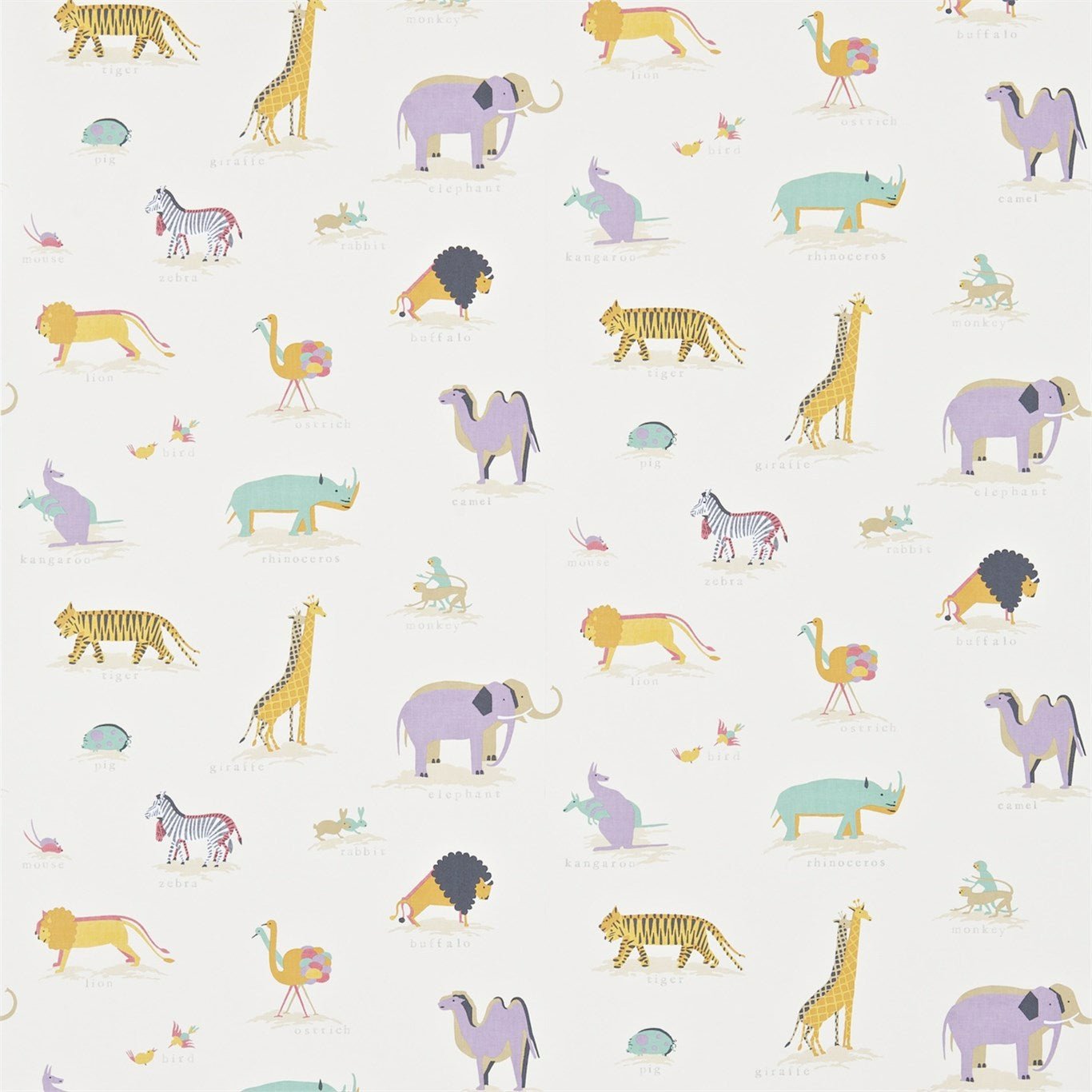 Two by Two Wallpaper - Vintage/Multi - Sanderson - DLIT214043 - Premier Wallcovering