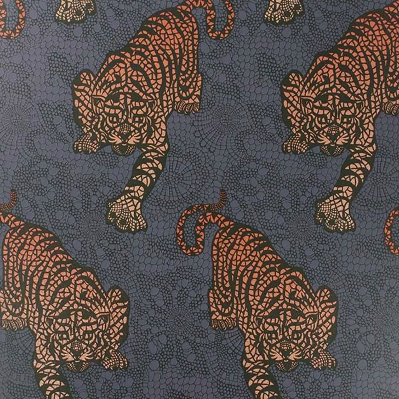 Tyger Tyger Wallpaper - Dark Violet - Matthew Williamson - W6542-03 - Premier Wallcovering
