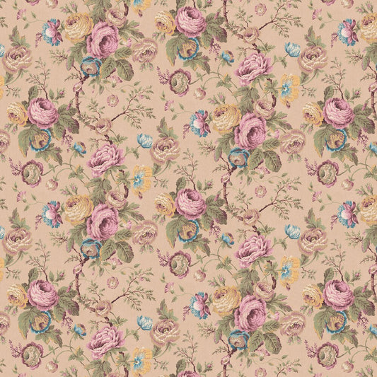 Uffington Roses Wallpaper - Plaster Pink - Laura Ashley - 140323 - Premier Wallcovering