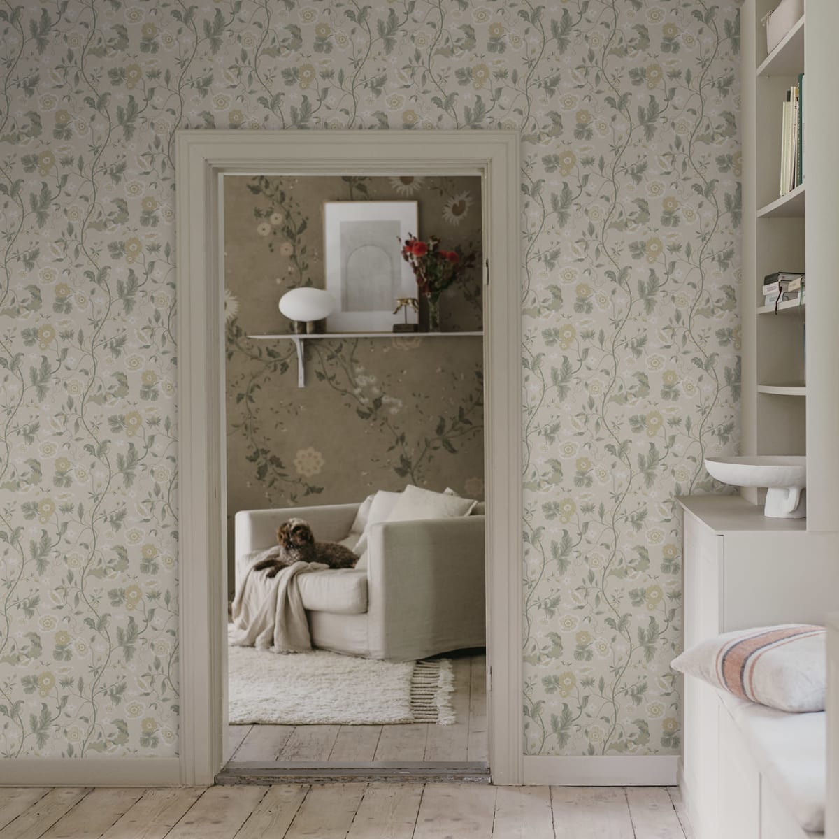 Ulla Wallpaper - Sandstone - Sandberg - S10498 - Premier Wallcovering