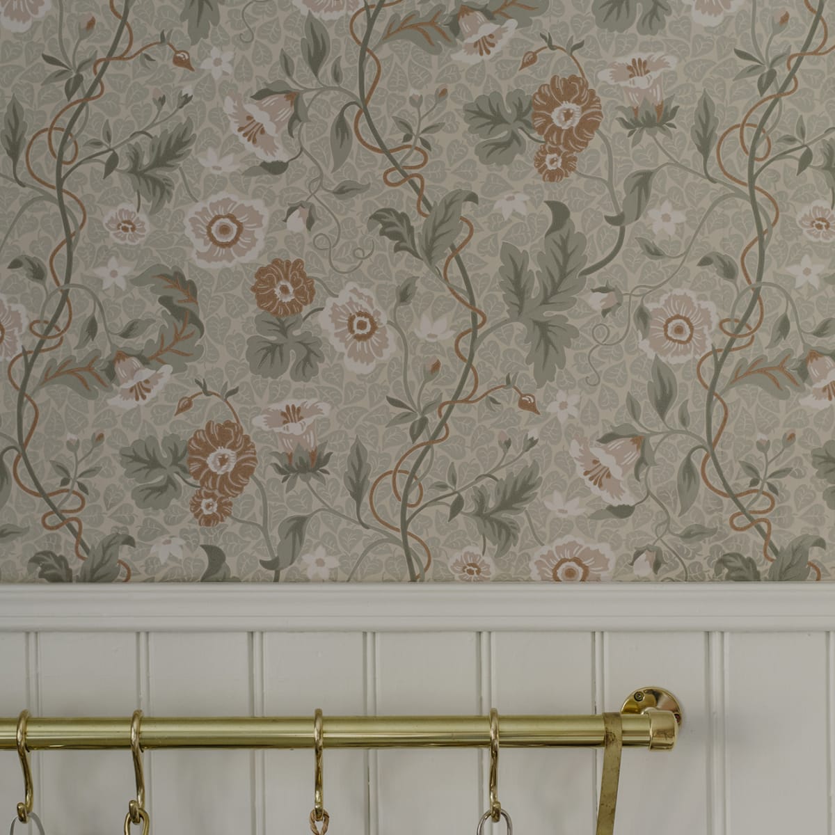 Ulla Wallpaper - Garden Green - Sandberg - S10499 - Premier Wallcovering