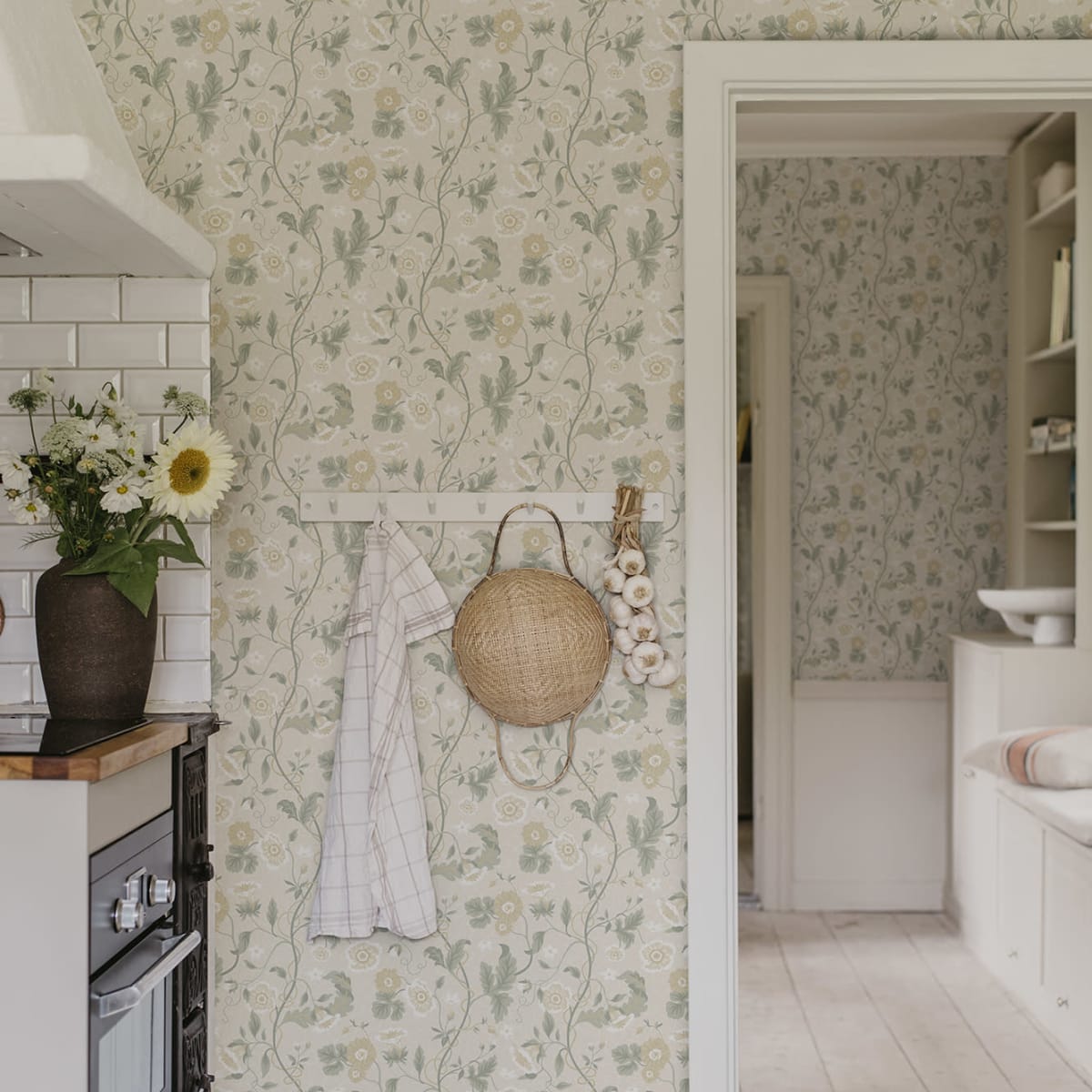 Ulla Wallpaper - Sandstone - Sandberg - S10498 - Premier Wallcovering