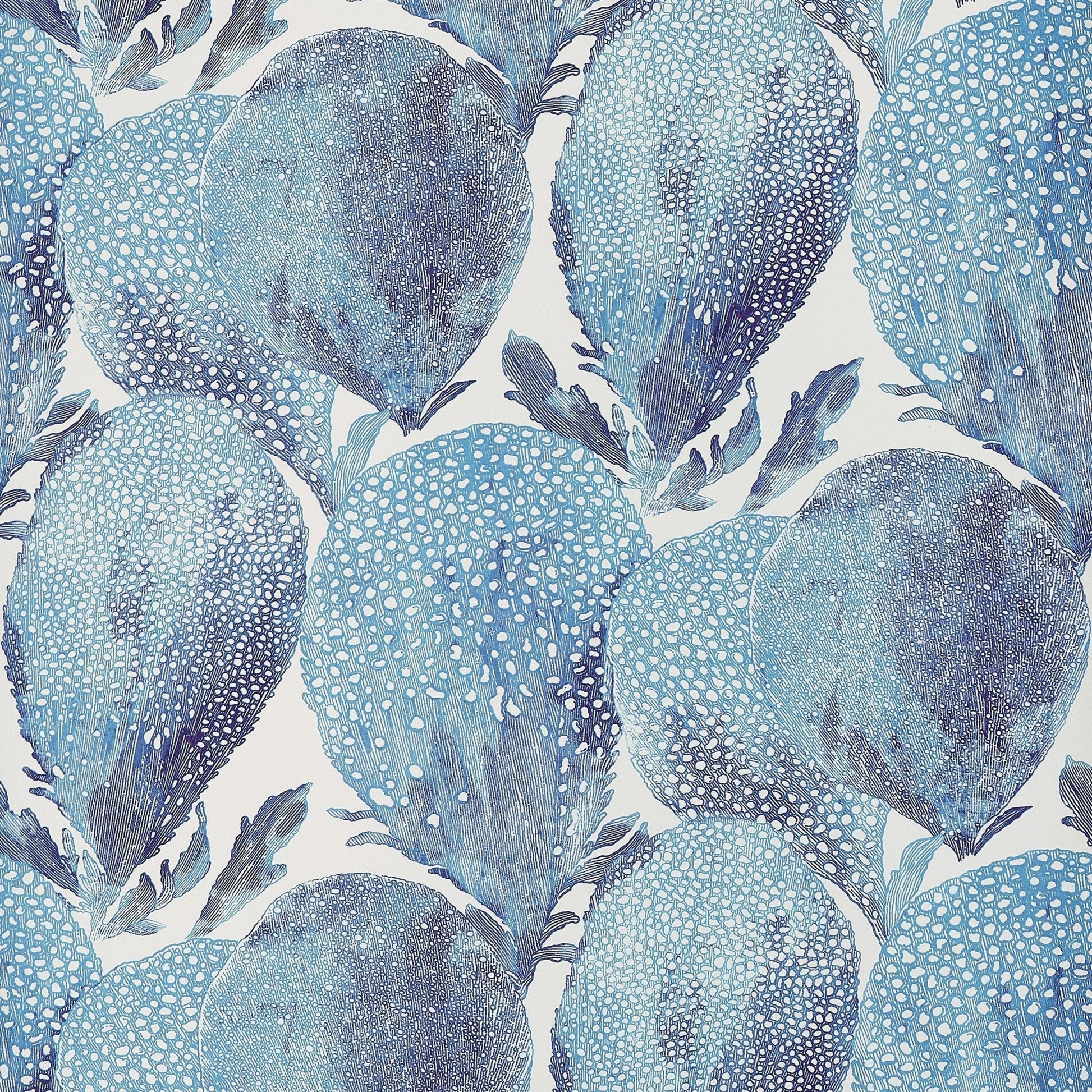 Under The Sea Wallpaper - Turquoise & Plum - Thibaut - T15823 - Premier Wallcovering
