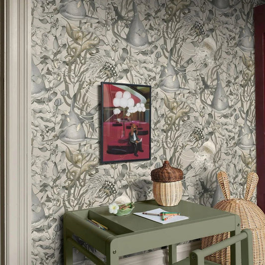 Underwater Magic Wallpaper - Beige - Boråstapeter - 8151 - Premier Wallcovering