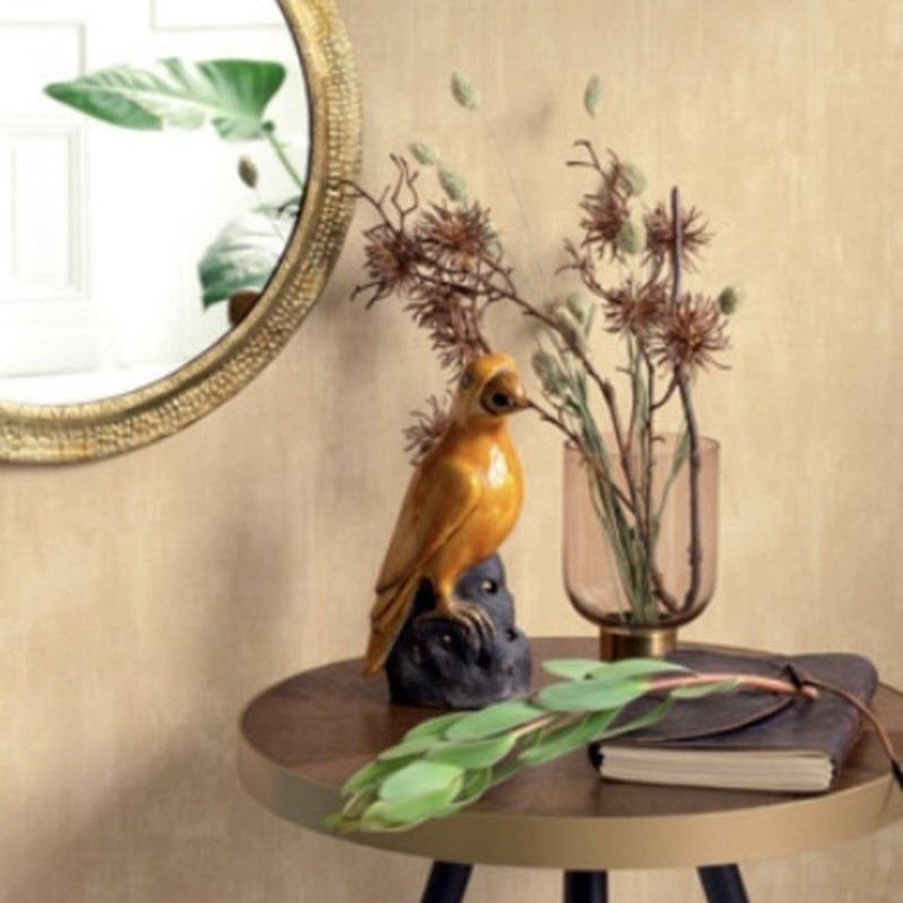 Uni Delicacy Wallpaper - Beige - Casadeco - 85412178 - Premier Wallcovering