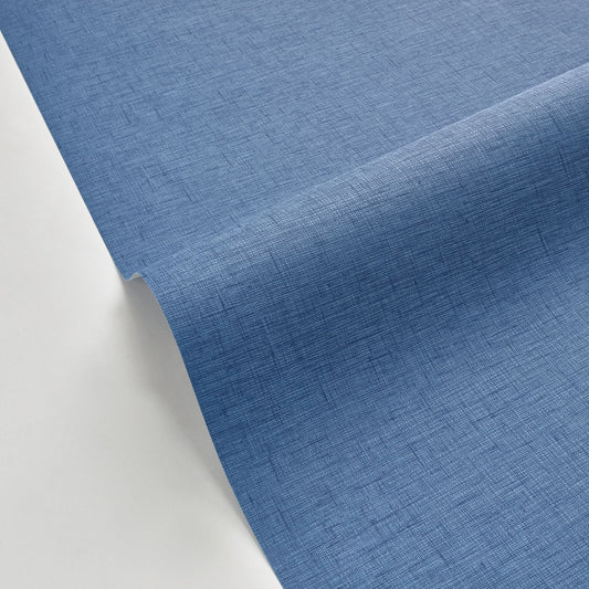 Uni Gaze Wallpaper - Bleu Indigo - Caselio - 103766760 - Premier Wallcovering