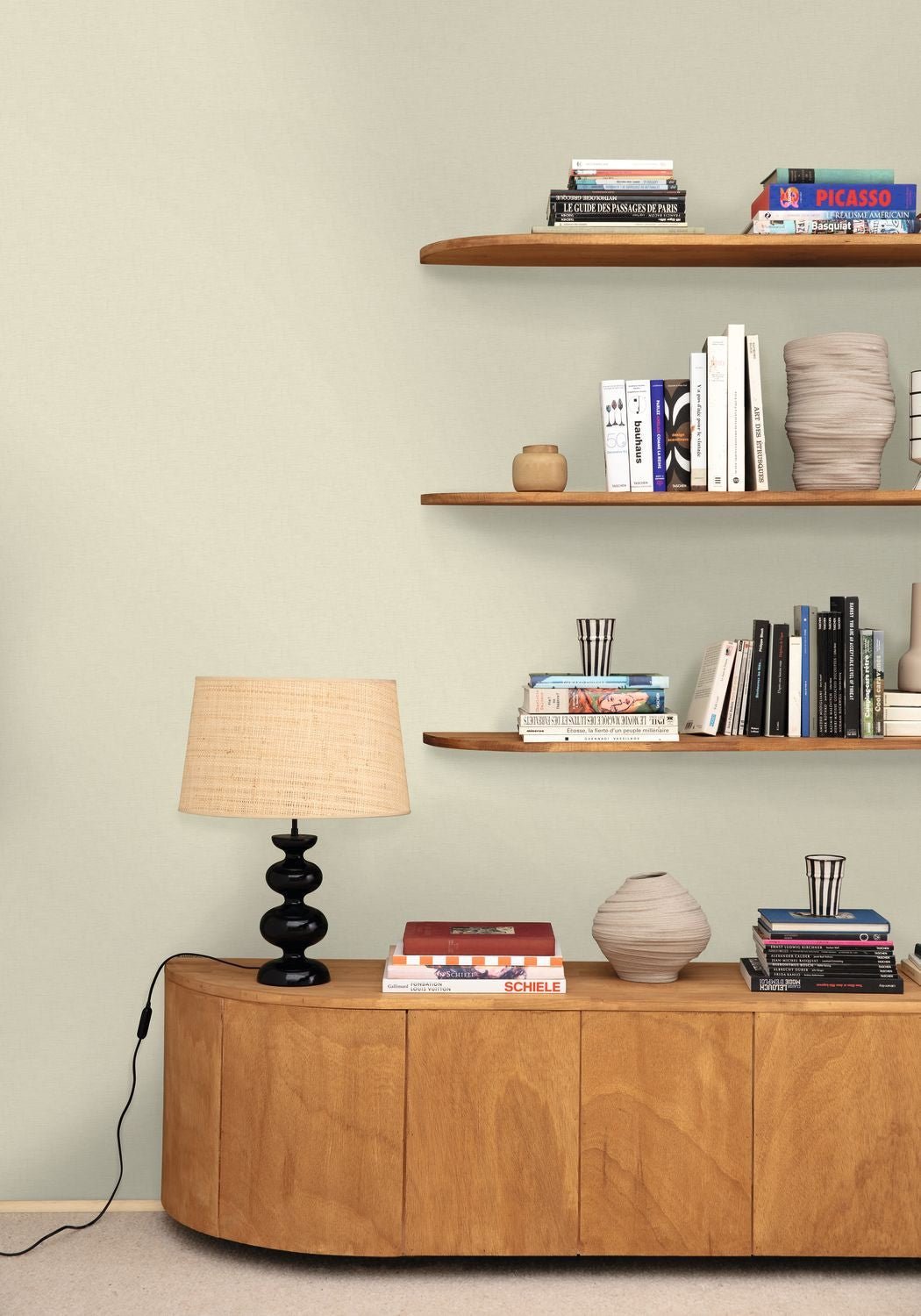 Uni Gaze Wallpaper - Amande - Caselio - 103767367 - Premier Wallcovering