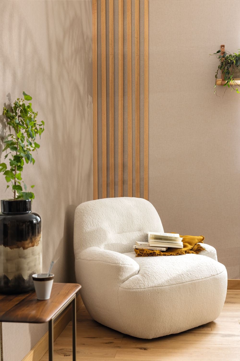 Uni Gaze Wallpaper - Ficelle - Caselio - 103761156 - Premier Wallcovering