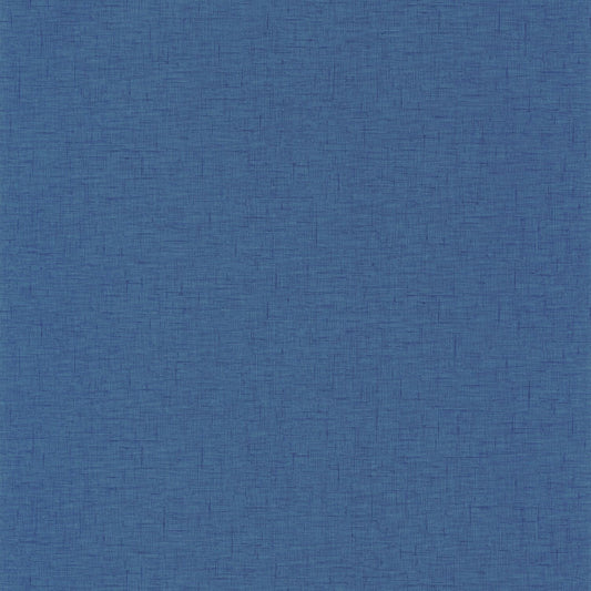 Uni Gaze Wallpaper - Bleu Indigo - Caselio - 103766760 - Premier Wallcovering