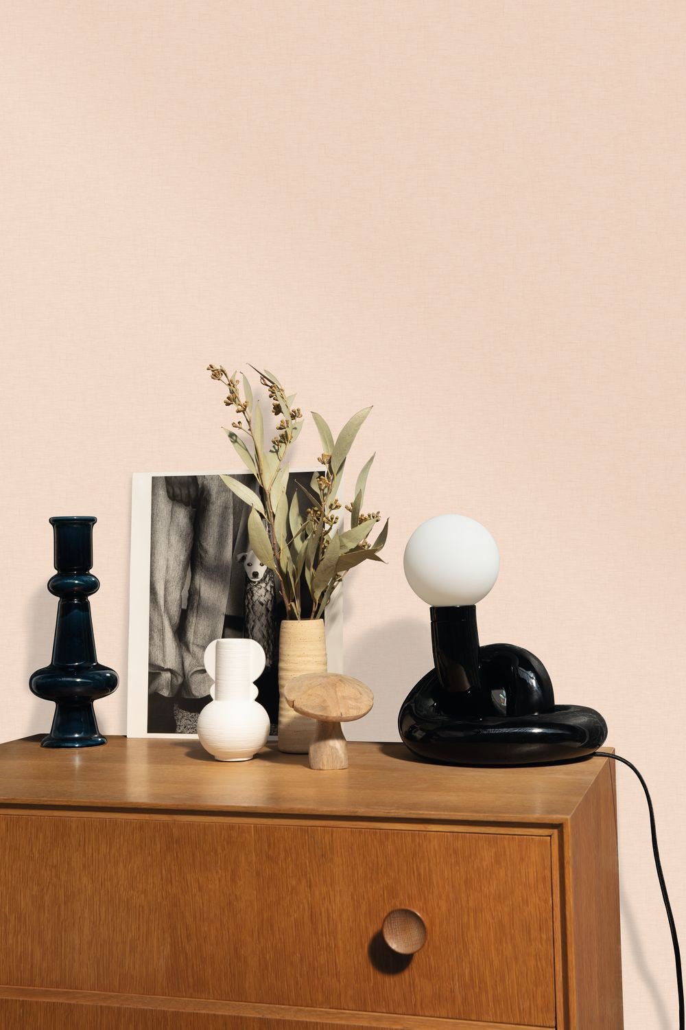 Uni Gaze Wallpaper - Coquille - Caselio - 103761311 - Premier Wallcovering