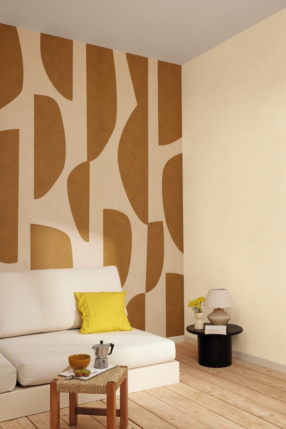 Uni La Chaux Wallpaper - Terre De Lune - Caselio - 106081010 - Premier Wallcovering
