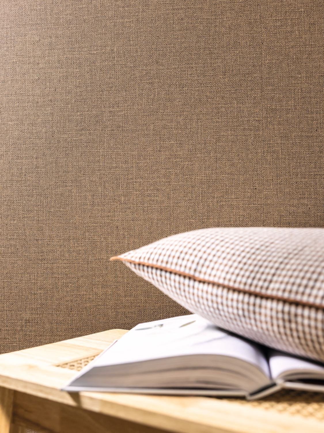 Uni Mat Wallpaper - Noisette - Caselio - 104012008 - Premier Wallcovering
